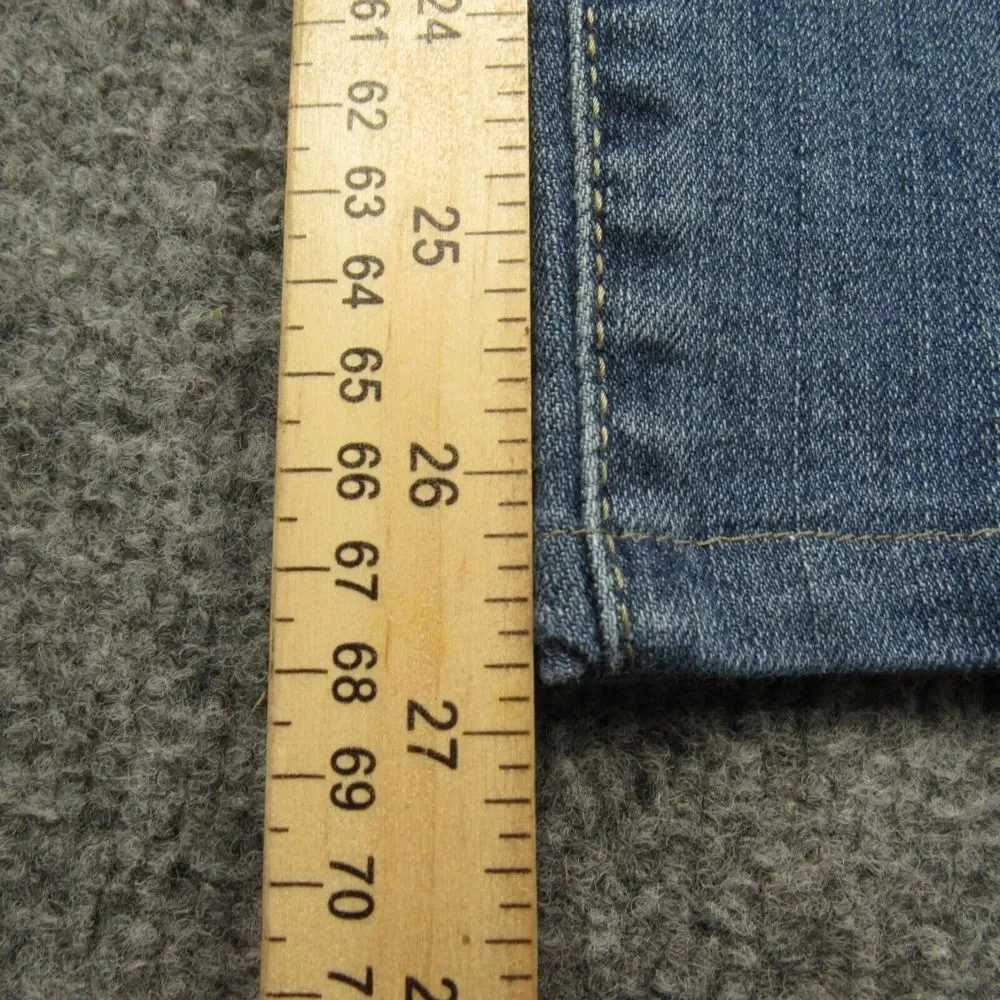 Lee Jeans Mens 38x27 Blue Extreme Motion‎ Slim Fit Straight Leg Stretch Denim